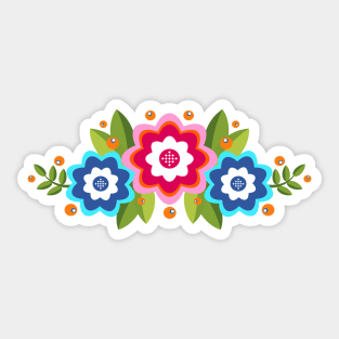 Folk Art Sticker